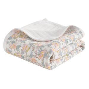 NTBAY Jersey Cotton Quilted Toddler Blanket, Breathable and Warm for Boys and Girls Baby Blanket, 30x40 Inches, Pink Floral (30x40 Inch (Pack of 1))