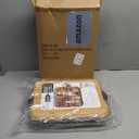 Farberware Build-A-Board Bamboo Cutting Board with Built-In Compartments & Clear Locking Lid, Black Handles  Charcuterie, Snack Tray, Food Prep and Serving Platter