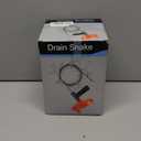 Drain Snake Auger 33 Feet, Plumbing Snake Drain Hair Clog Removal Tool, Sink Unclogger Drain, Heavy Duty Toilet Snake Auger, Cleaner Tool for Bathroom Kitchen Tub Shower Drain Clog Remover with Gloves