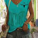 Smooth As Tennessee Whiskey Sweet As Strawberry Wine T-Shirt Women Sexy V-Neck Shirt Country Music Short Sleeve Shirt (S)