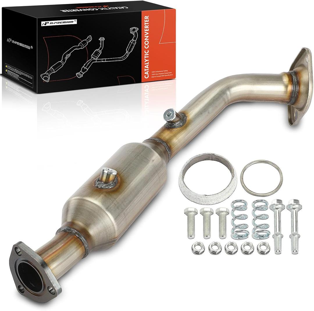 A-Premium Front Catalytic Converter Kit Direct-Fit Compatible with Honda CR-V CRV 2002 2003 2004 2005 2006, 2.4L, EPA Compliant