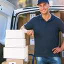 Assorted-Sizes-Shipping-Boxes-45-Pack: 8x6x4 & 9x6x4 & 10x7x5 Small-Shipping-Boxes-Mailers, White Corrugated-Cardboard-Boxes-for-Packing-Small-Business Mailing