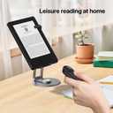 RF Remote Control Page Turner for Kindle Paperwhite Accessories Ipad Reading Kobo Surface Comics/Novels Tablets Android Taking Photos Camera Video Recording Triggers(Black)