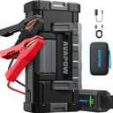 AVAPOW 6000A Car Battery Jump Starter Portable (12V DC Output for All Gas or up to 12L Diesel), Jump Box for Car Battery with USB3.0 Power Bank, Jump Pack with SOS Bright Light