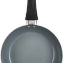 GoodCook Everyday Fry Pan Ceramic Nonstick Aluminum Construction for Even Heating Non-Toxic PTFE & PFOA Free, 8-Inch, Black