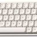 IQUNIX Magi65 Low Profile Mechanical Keyboard Wireless 65% Keyboard Ultra Slim for Creamy Typing, Hot Swappable, RGB Backlit, PBT Keycaps, Aluminum Case, BT/2.4G/USB-C, for Mac/Windows (Ochre White)