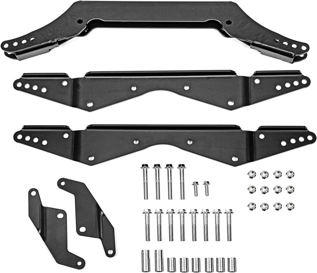 WSays UTV 2''-3'' Lift Kit Front Rear Suspension Full Lift Kit Asjustable Compatible with Polaris RZR S 800/4 800 2009-2014