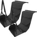CONEHOY 2 Pcs Length Adjustable Airplane Foot Hammock Foot Rest Sling for Travel Airplane Flights