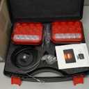 Wireless Trailer Lights Magnetic - Dual Function Magnetic Tow Light with Strobe Lights Reverse Light 2-IN-1 Towing Lights Kit for Trucks, Boat, RV, Vehicle, Caravan (Version 5044)