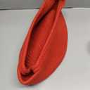 Woven Basket,Small Rope Storage Bin with Handles & Ribbon Bag, Organizer for Shelves Closets,Gift Basket Empty for Birthday,Books,Dog Toys, Red