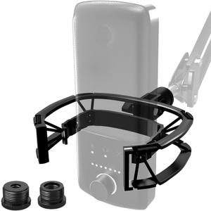 Wave Shock Mount, [Custom Built for Wave Mic] Anti-Vibration Suspension Shock Mount Holder Clip Compatible with Elgato Wave:1 and Wave:3 Microphones