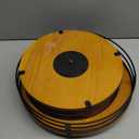 Lazy Susan Turntable Organizer Adjustable - 2 Tier Wood Rotating Spice Rack 12 Inch Lazy Susan for Kitchen Countertop Cabinet Pantry Cupboard Dining Table Bathroom Coffee Bar Home Storage