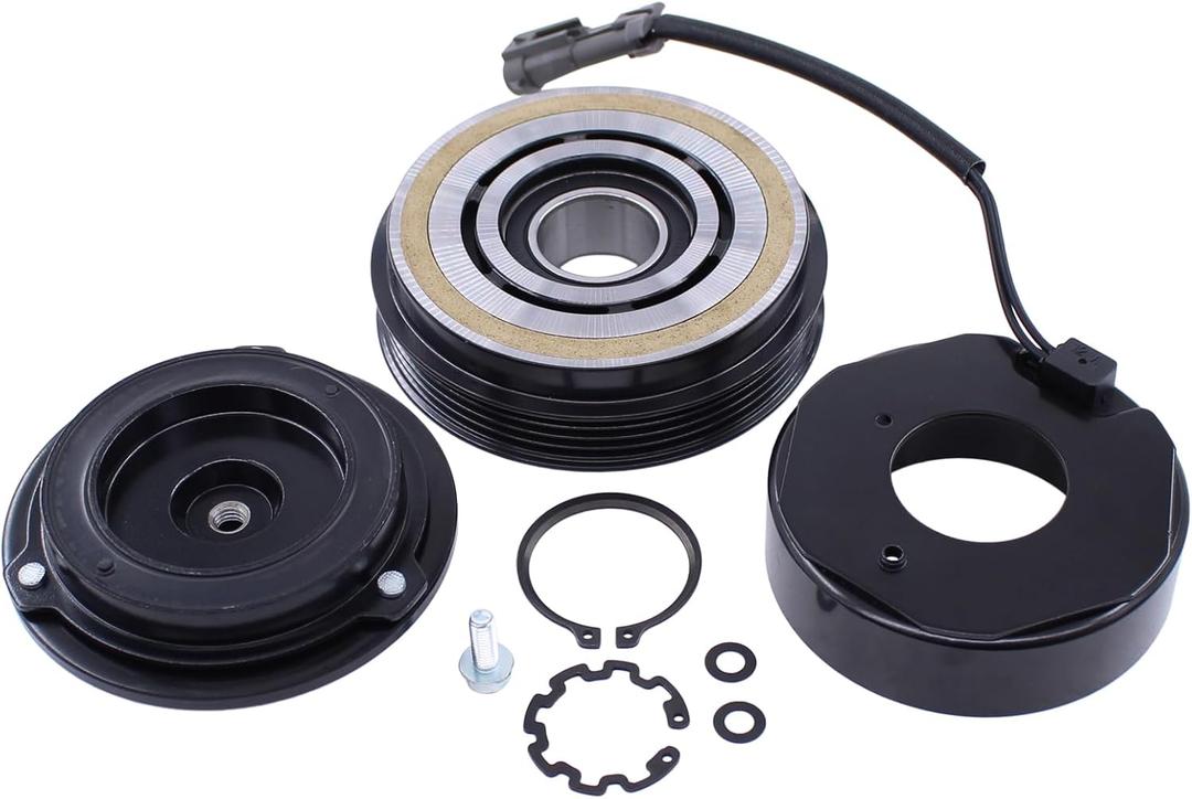 MOTOKU AC Compressor Clutch kit for Chevrolet Silverado 1500 2500 3500 Suburban Avalanche Express Tahoe GMC Sierra 1500 2500HD 3500 Savana Yukon Cadillac Escalade