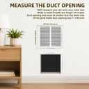 24x12 Return Air Grille for 24"W x 12"H Duct Opening,Return Air Vent Cover