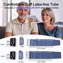 Bluetooth Blood Pressure Monitors for Home use Combo 17" Large and 21" Extra Large XL bp Cuff USB Wireless Accurate Automatic Upper Arm Type bp Machine Apple Health Free APP sphygmomanometer