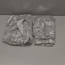 Hahuho Silver Sequin Backdrop Curtain, 2PCS 2FTx8FT Glitter Backdrop Curtain for Parties, Christmas, Wedding, Party Decoration2 Panels, 2FT x 8FT, Silver