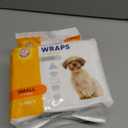 Arm & Hammer Small Male Dog Wraps, Disposable Belly Band Diapers with Baking Soda Odor Control, Super Absorbent Leak Resistant Design for Marking and Incontinence, 12-19 Inch Waist, 12 Count