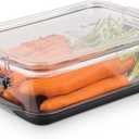 Progressive International Prepworks by Progressive Produce ProKeeper, , 3-Quart, Stay-Fresh Vent System, Small Peppers, Tomatoes