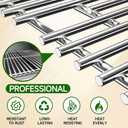 15 Inch Grill Cooking Grates Replacement, Stainless Steel Grill Grates for Select Gas Grill Models by Broil King, Broil-Mate, Huntington and Sterling Gas Grill, 2 Pack