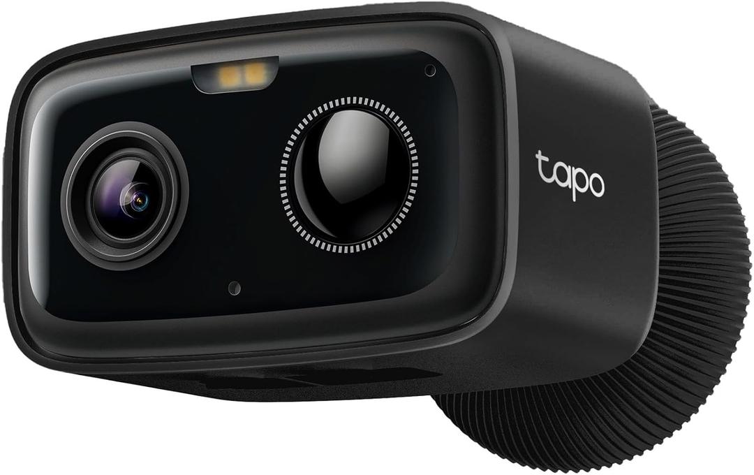 Tapo Outdoor Security Camera Wireless, 1080P, Up to 180-Day Battery, Free Person Detection, Custom Zones, Color Night Vision, SD/Could Storage, Wrks w/Alexa/Google, Ideal for Homeowners(C401) Black