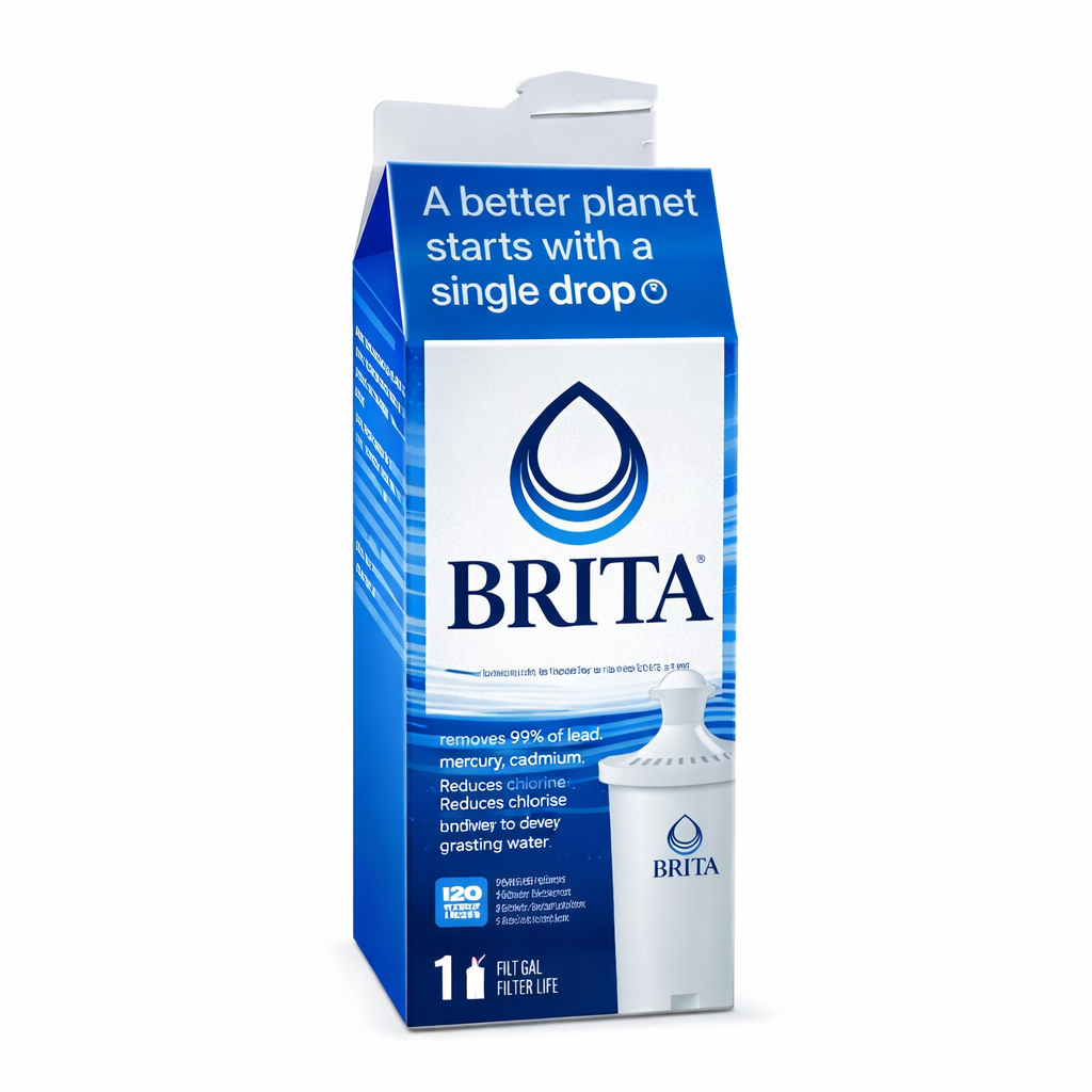 Brita Standard Replacement Filter for Pitchers and Dispensers – 1 Pack
