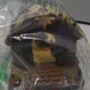 MUMTOP Lighted Christmas Village Nativity, Holy Family Nativity Figurine Set with Warm Lights, Muscial Battery Operate Christian Greenhouse Xmas Tabletop Decor