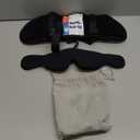 Travel Pillows for Airplanes, Airplane Pillow for Long Flight, Airplane Head Strap with Eye Mask for Sleep, Travel Neck Pillow for Car Road Trip, 360 Support Headrest, Stop Bobblehead, Black