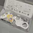 LUXE Bidet NEO 120 - Single Nozzle, Self-Cleaning, Non-Electric Bidet Attachment for Toilet Seat, Adjustable Water Pressure, Rear Wash (Gold)