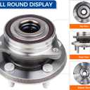 PAROD [Set of 2 513324 Front Wheel Hub & Bearing Assembly Compatible with 2011-2023 Dodge Durango, 2011-2021 Jeep Grand Cherokee, 2022 Grand Cherokee WK,5Lugs
