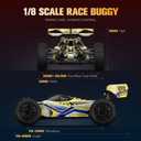 AMORIL RLAARLO 1/8 Dragon Knight Electric Brushless RC Car for Adults with 80km/h,4X4 RTR Off-Road Buggy,Hobby Racing Competition Grade, Charger and Battery Excluded