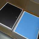 miikoul 1-Subject Notebook Bulk,36 Pack Spiral Notebook, College Ruled,8 x 10 Inch, 70 Sheets,3-Hole Punched Paper, Subject Notebooks for School & Office, Assorted Colors