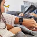 Fitbit Versa 2 Health and Fitness Smartwatch with Heart Rate, Music, Alexa Built-In, Sleep and Swim Tracking, Bordeaux/Copper Rose, One Size (S and L Bands Included)