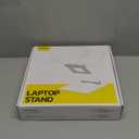 Nulaxy Height Adjustable Laptop Stand for Desk, Dual Foldable Aluminum Computer Riser, Pull Out Design Ergonomic Sit to Notebook Holder Convertor, Compatible with All 10-17" Laptops, Tablets, Gray