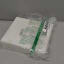 5 Pack Christmas Paper Snowflake Lanterns, Christmas Paper Star Lantern with LED Light White Hanging Lamp Ornaments for Xmas Tree New Year Winter Frozen Weddings Birthday Holiday Party Decorations