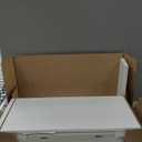 ChooChoo Kitchen Storage Cabinet, Coffee Bar Cabinet, Farmhouse Buffet Sideboard with Drawer for Kitchen, Living Room, White