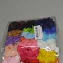40Pcs Baby Girls 3'' Boutique Grosgrain Ribbon Hair Bows Elastic Hair Ties Ponytail Holder Hair Bands in Pairs for Girls Toddlers Kids Children Teens