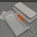 Phone Stand for Recording, Overhead Phone Mount with Light, Selfie Stand,Portable,Extendable,360 Rotate,Adjustable,Wireless Remote,Rechargeable, for 3.5-6.9" Phones, Live Streaming, White