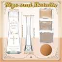 Irenare Unity Sand for Wedding Ceremony Set Include Ceremony Vase, Sand, Cork Stopper for Weddings Engagement Anniversary(Christian)