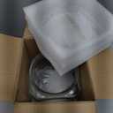 SUROQUE Glass Jars with Lids 78 oz, Airtight Silicone Seal & Non-Slip Design, Large Glass Storage Containers with Lids, Wide-Mouth Storage Containers for Kitchen, Laundry, Pantry & Office