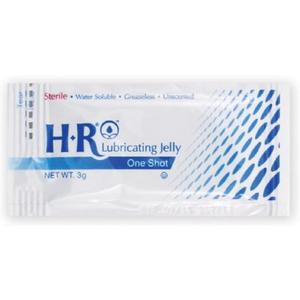 HR Lubricating Jelly Sterile 3 Gram Individual Packet 144 per Box 207