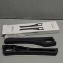 Lonuxi 2PCS Car Seat Gap Filler Organizer, Multifunctional Car Gap Filler with Fill and Storage Function for Storing Phones Keys Cards, Universal No Drop Seat Guard for Cars (Black)