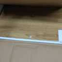 Aienvey Night Stand, Modern Nightstand with Drawers, Bedside Table, Gold Small Side Table for Bedroom, Living Room End Table (Oak Stripe, 1 Drawer)