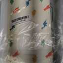 FEBSNOW 2 Pack Baby Wipes Dispenser, Portable Refillable Wipe Holder Baby Wipes Container Travel Wipes Case Reusable Wet Wipes Pouch (Dinosaur, Car) (Beige)