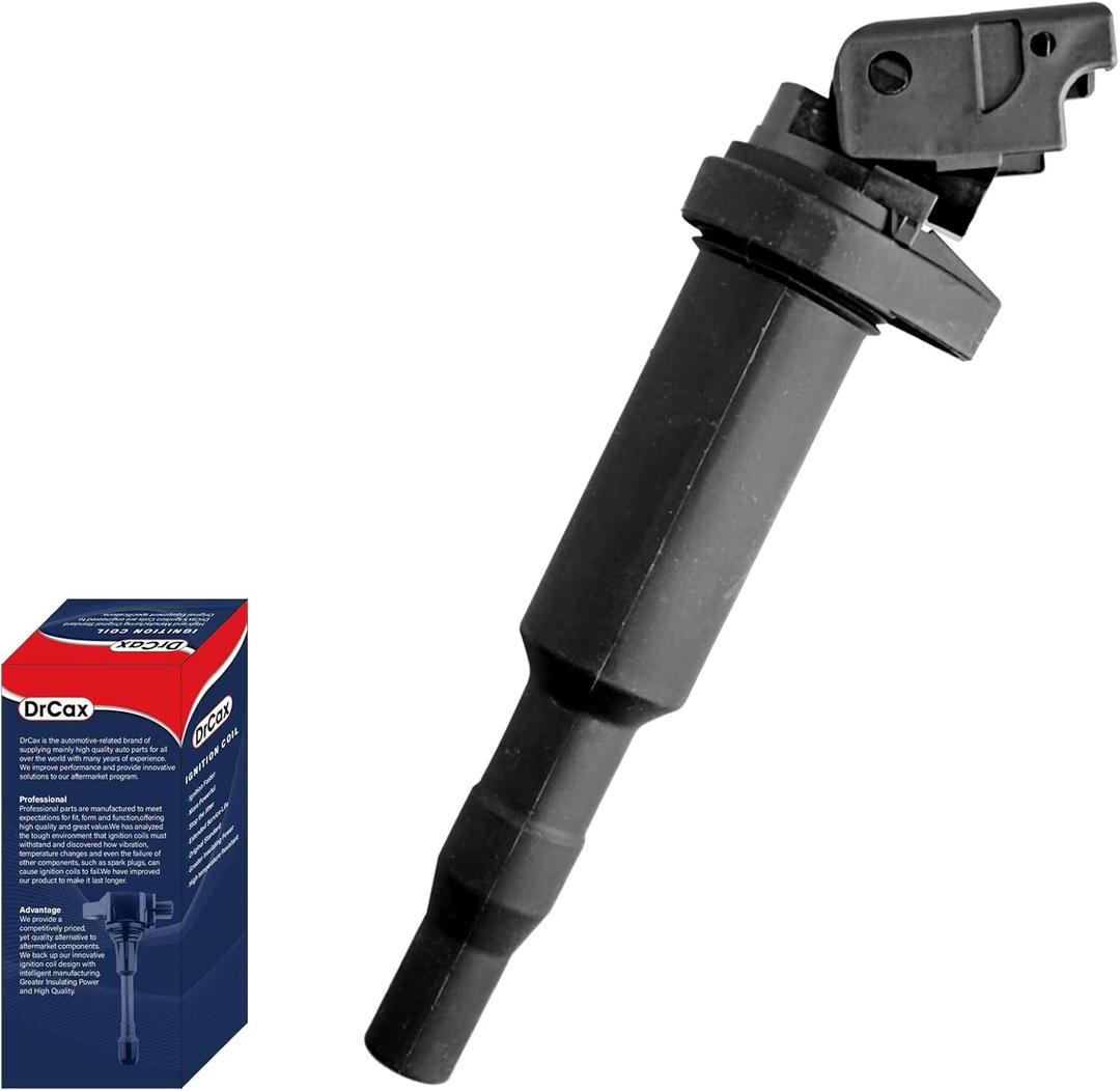 OEM Ignition Coil UF592 C1638 Compatible with BMW 325Ci 328i 330Ci 335i 525i 528i 530i 535i 545i 745Li X3 X5 M5 M6 Z4 Mini Cooper - 2.5L 3.0L 4.4L 4.8L Engines - 1 Pack