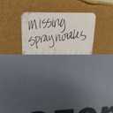 2 Pack Glass Spray Bottles with Silicone Sleeve, 16 oz Empty Refillable Containers with Adjustable Spray Nozzles, Spray Bottles for Hair, Cleaning Solutions and Plants White