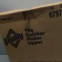 Bounty Paper Towels Quick Size, White, 16 Family Rolls = 40 Regular Rolls (16 Rolls (107 Sheets each))