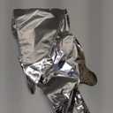 60Pcs Silver Star Balloons Birthday Decorations Explosion Mylar Balloons 12 Spike Balloon Large Foil Prom Balloon for Wedding Anniversary Christmas New Year Eve Party Backdrops Supplies