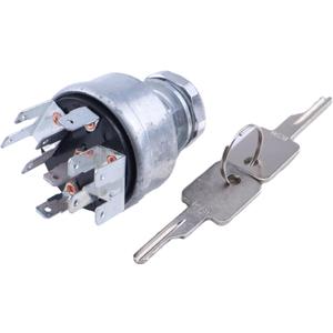 1652306C91 Ignition Switch Fit for International Truck 4000 Series 8000 Series, Replacement 1652306C91 463032C91 1652307C91, with 2 Key 11 Pin 4 Position