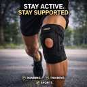Knee Brace with Open Patella & Side Stabilizers, Adjustable Compression Knee Support for Men & woman, Breathable Support for Knee Pain, Running, Gym, Arthritis Relief