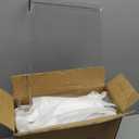 Yieach 10 Pack Clear Acrylic Shelf Divider for Closet Organization - 9.2 Tall Closet Dividers for Wood Shelves,Cupboard,Vertical Shelf Separators in Closet for T-Shirt,Purse,Handbag,Sweater Organizer